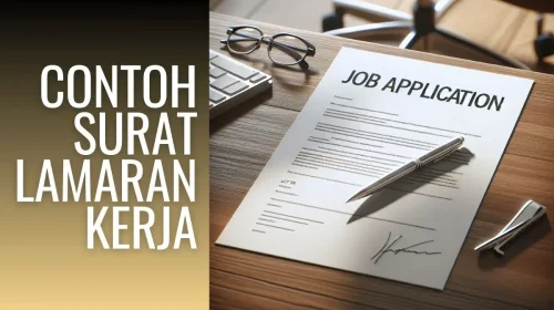 contoh surat lamaran kerja