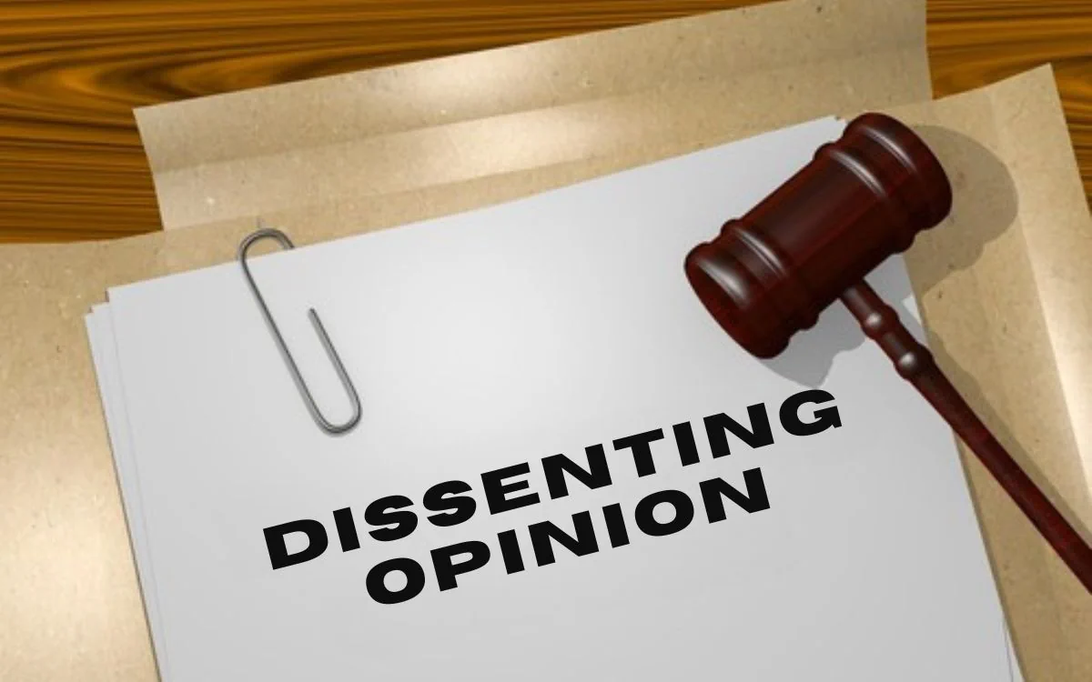 dissenting opinion