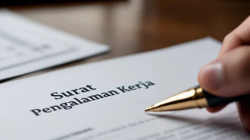 contoh surat pengalaman kerja