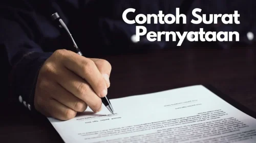 contoh surat pernyataan