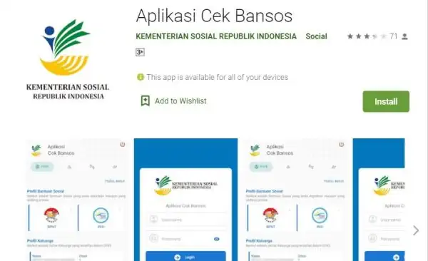 daftar bansos kemensos id 2025