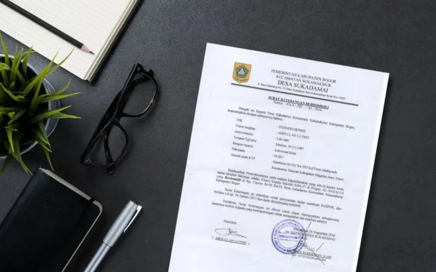 surat keterangan domisili
