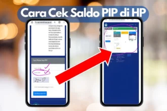 cara cek saldo pip di hp