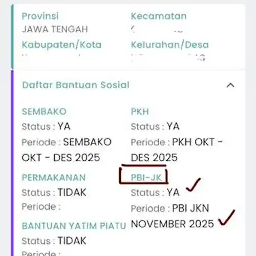 cek nik ktp penerima bansos pkh