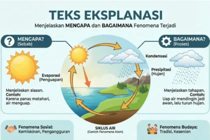 teks eksplanasi adalah