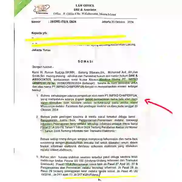 surat somasi