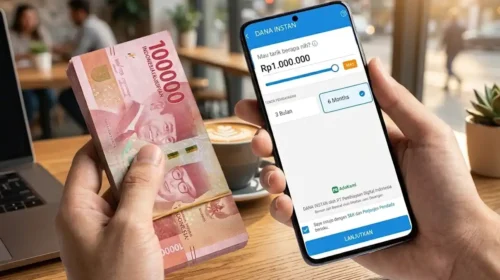 cara pinjam uang di dana