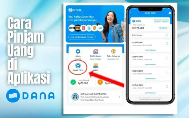 cara pinjam uang di dana cicil