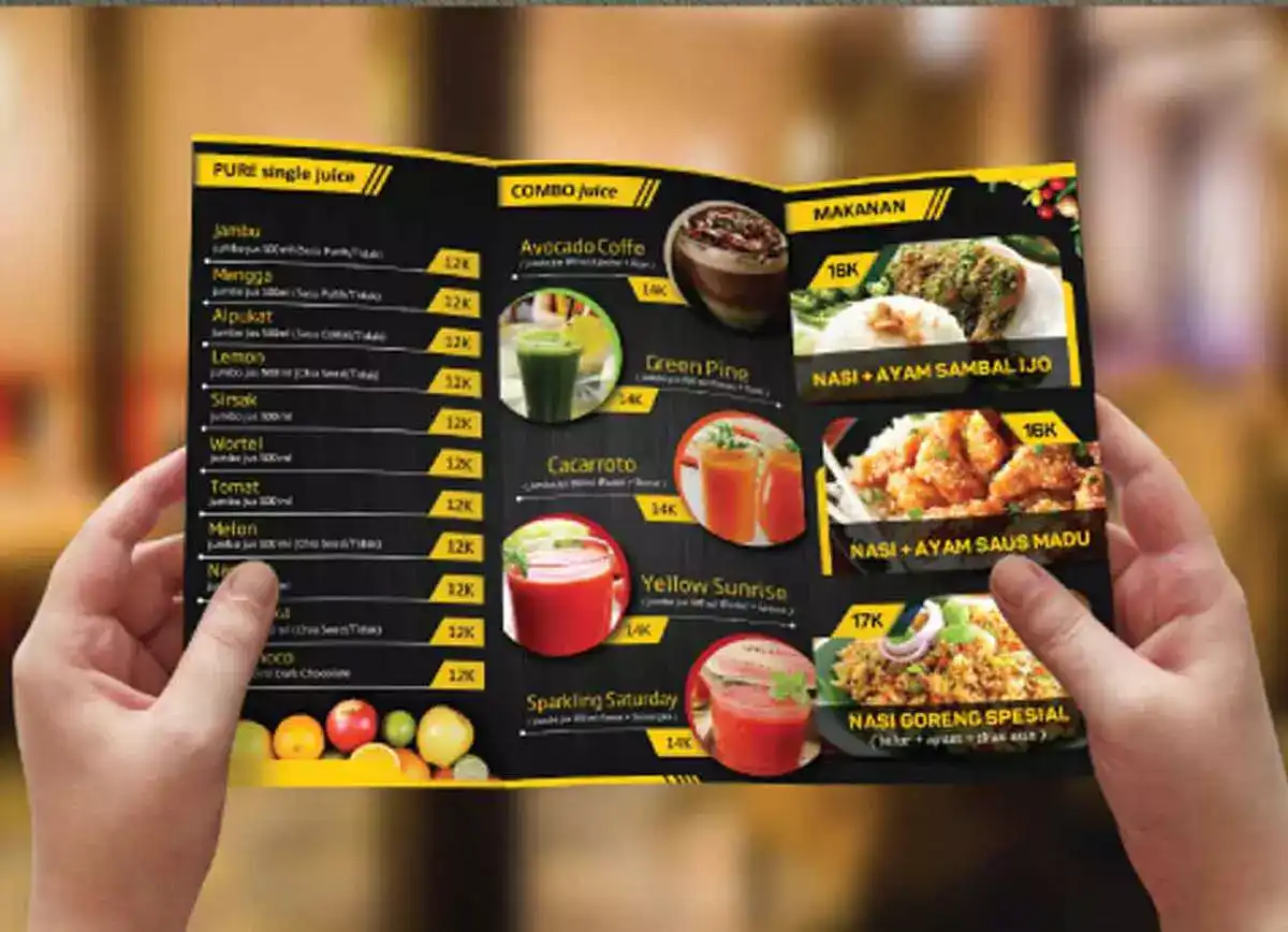 tuliskan syarat brosur yang baik