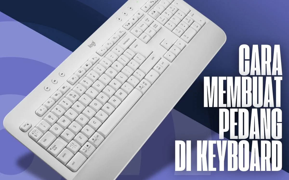 cara membuat pedang di keyboard