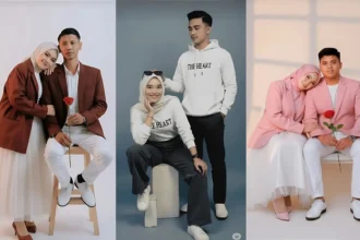 prompt gemini ai foto studio bersama pasangan
