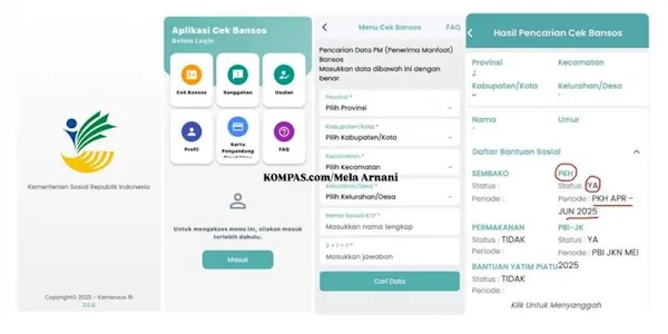 aplikasi cek bansos