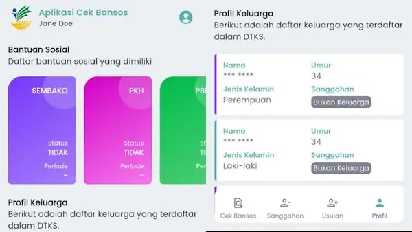 cara cek kartu sembako lewat hp