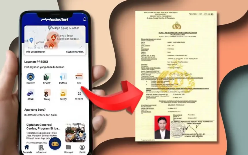 syarat dan cara membuat skck online lewat aplikasi polri presisi