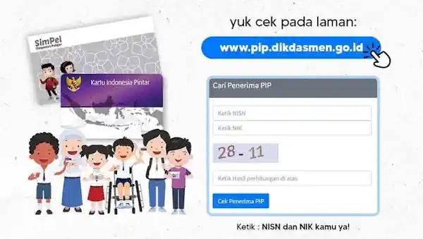 cek pip kemendikdasmen go id