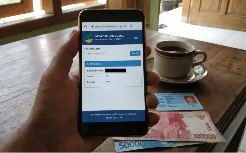 cara cek bansos pkh lewat hp