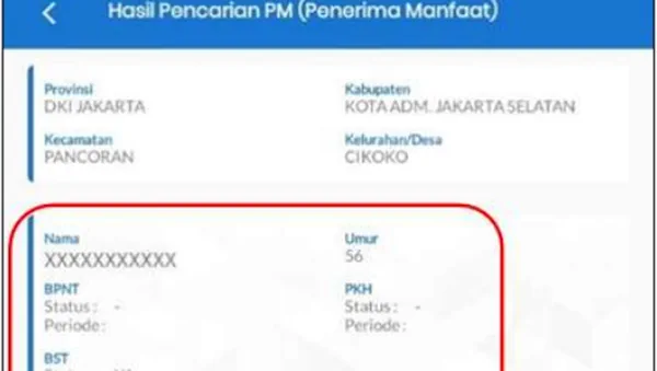 cek bansos pkh bpnt