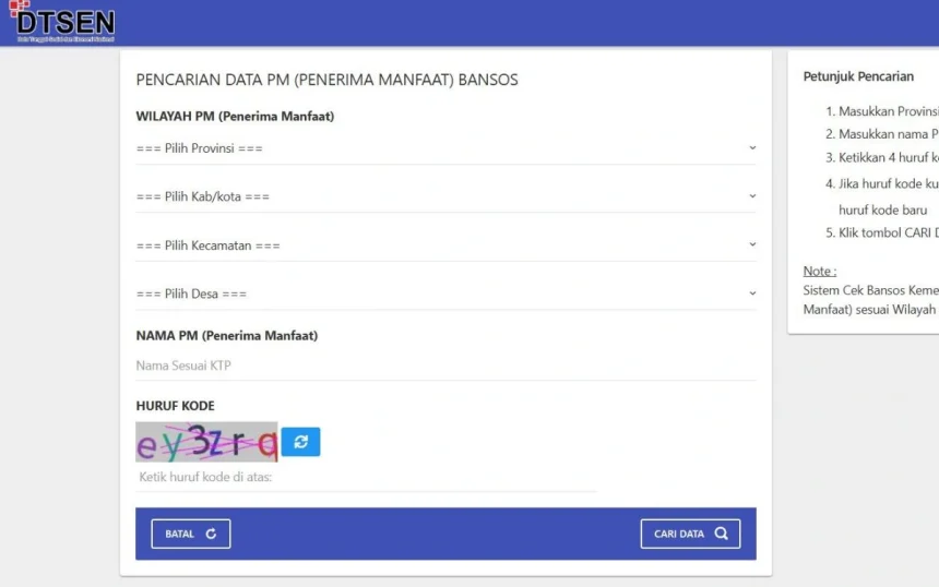 Update DTSEN Triwulan II 2026, Begini Cara Mudah Cek Status Penerima Bansos Terbaru