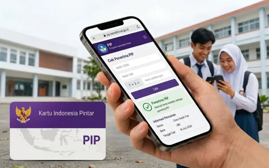 cara cek pip lewat hp tanpa nisn