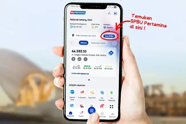 pom bensin terdekat dari lokasi saya