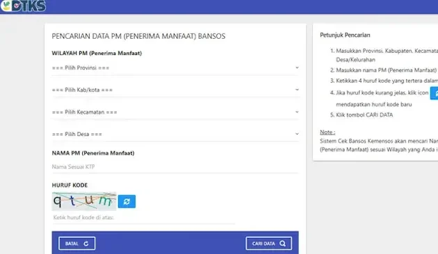 cek bansos kemensos go id 2026