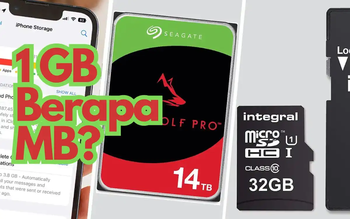 1 gb berapa mb