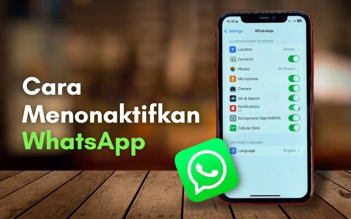 cara menonaktifkan wa
