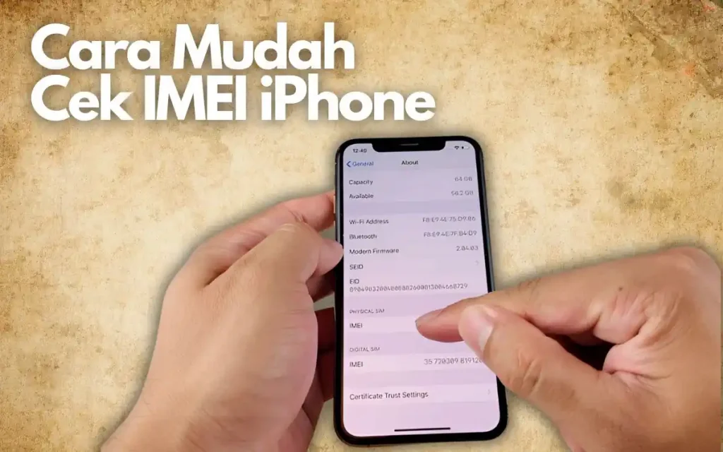 cek imei iphone