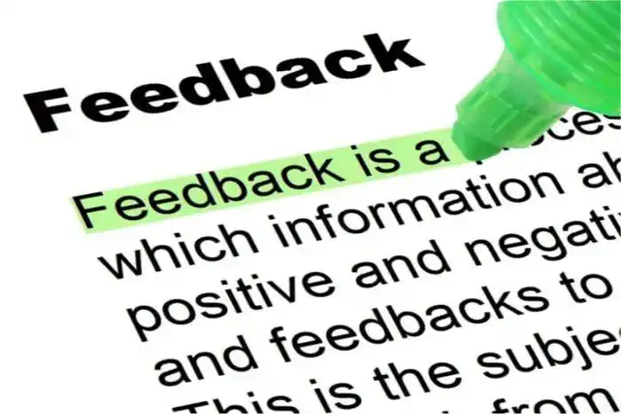feedback artinya
