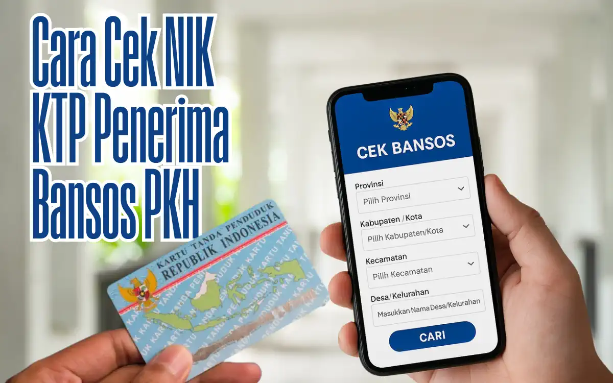 nik ktp penerima bansos pkh