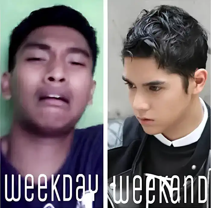 perbedaan weekend dan weekday