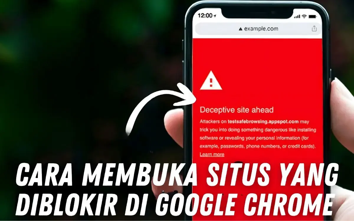 cara membuka situs yang diblokir di google chrome hp