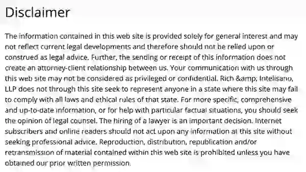 arti disclaimer