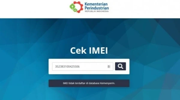 cek imei kemenperin