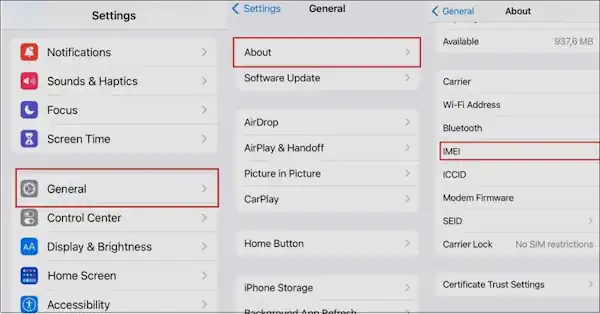 cara cek imei iphone