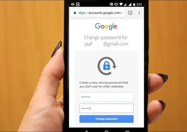 cara melihat sandi email di hp