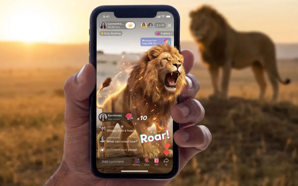 gift singa di tiktok berapa rupiah