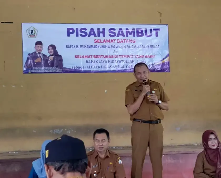 Pisah Sambut Camat Anjir Muara